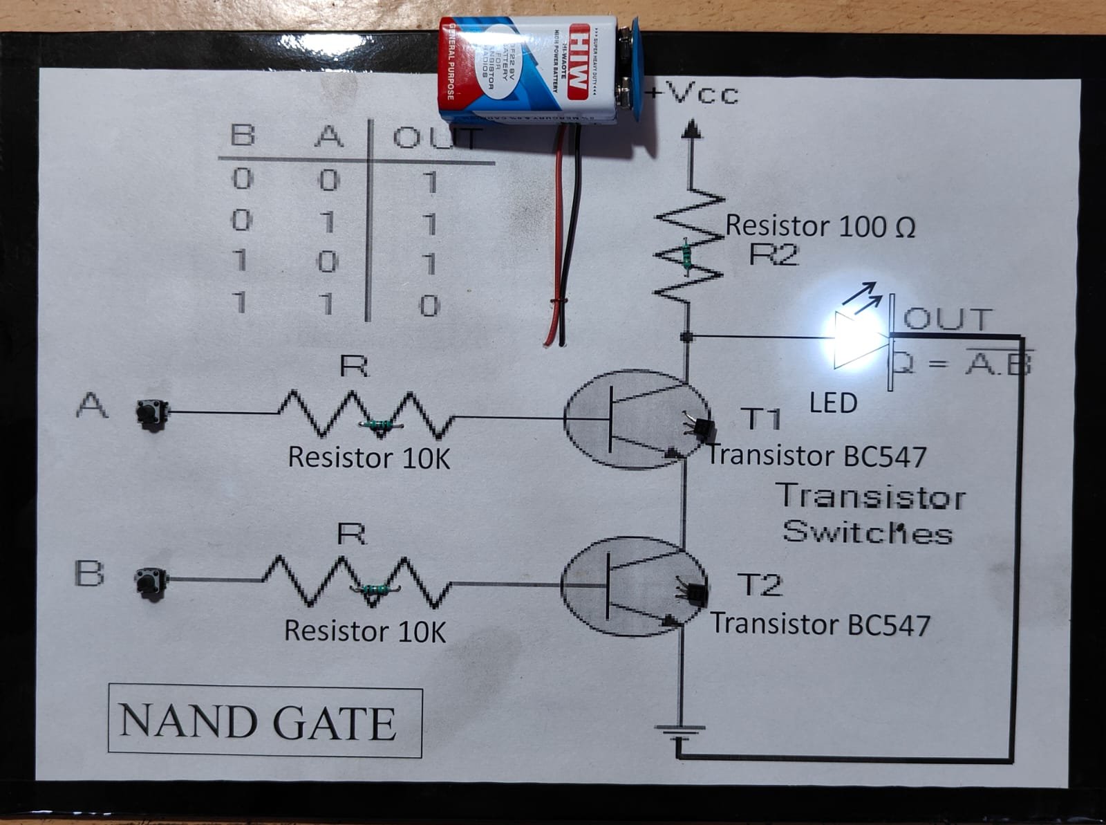 NAND Gate - Computronics Lab