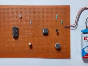 Clap Switch LED On/Off Using IC 555