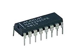 IC MAX232: Dual-Channel RS-232 Line Driver/Receiver IC