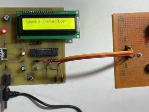 Smoke Detector System using MQ135 and ATmega328