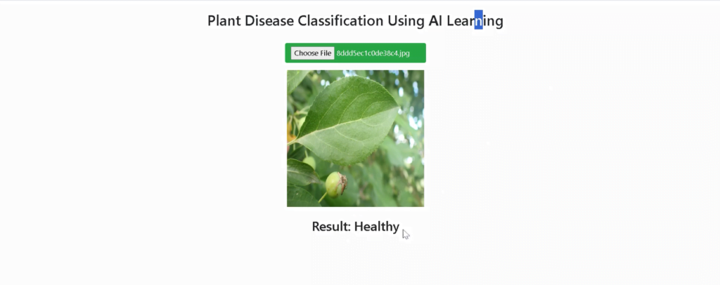 Plant Disease Detection using Python AI and ESP32CAM.