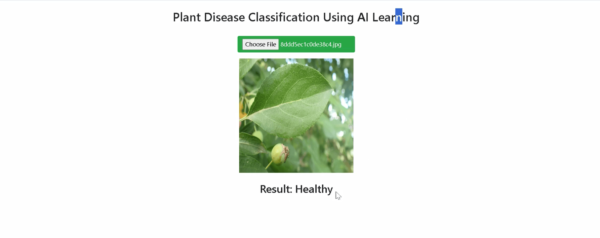 Plant Disease Detection using Python AI and ESP32CAM.