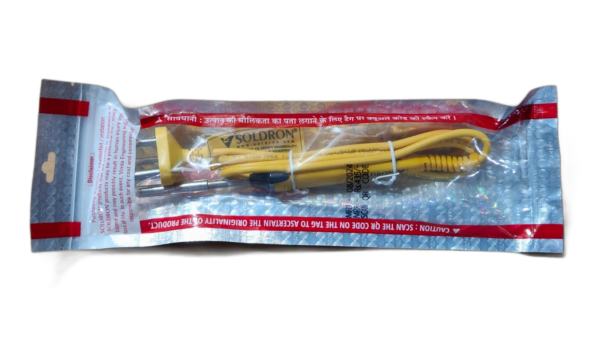 Soldron 25W 230V Original Soldering Iron Kit (3 Months Warranty + 1 Free Bit) With Wire and Flux - Image 4