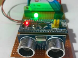 Third Eye for Blind project using STM32 and an Ultrasonic Sensor