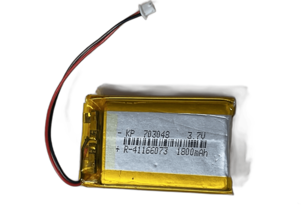 3.7V 1800mAh Lipo Battery - Single Cell Lithium Polymer Battery (703048)