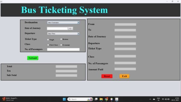 Bus Reservation Management System - Image 2