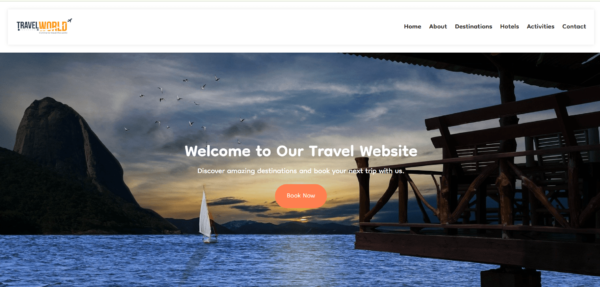 Travel World Website