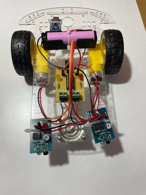 Edge Avoiding Robot using IR Sensor 1