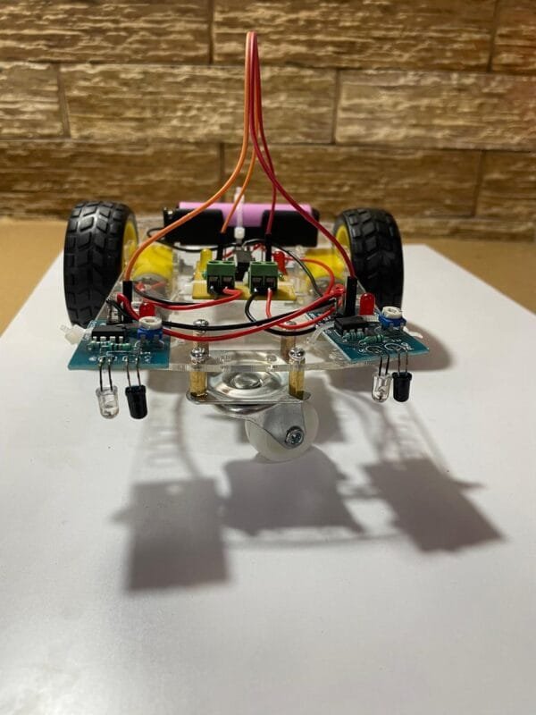 Edge Avoiding Robot using IR Sensor