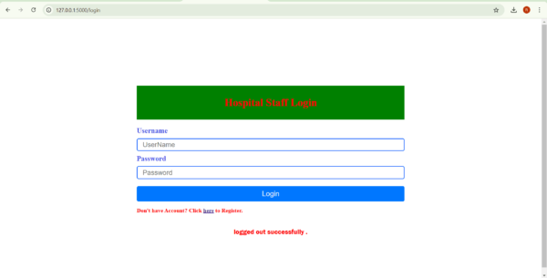 Hospital Management system using python - Image 3