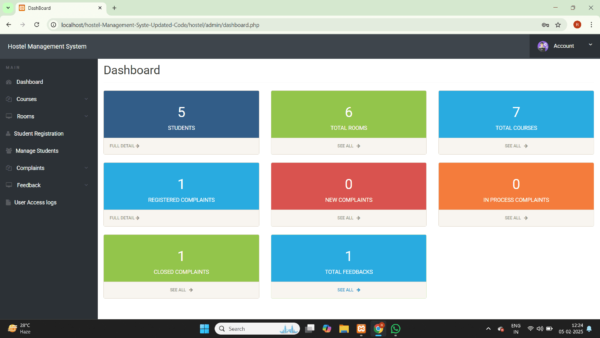 Online Hostel Management System - Image 2