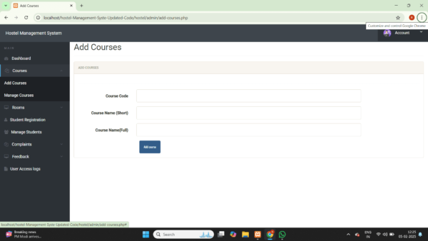 Online Hostel Management System - Image 4