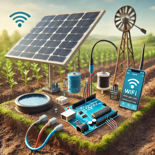 IoT Solar Irrigation System with Soil Moisture Sensor | Arduino | Computronics Lab